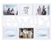 Рамка "Family" за 6 снимки в черно или бяло, снимка 1 - Романтични подаръци - 31520678