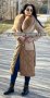 Дамско луксозно палто кашмир вълна и лисица код 194, снимка 1 - Палта, манта - 39378880