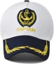 Нова капитанска шапка с козирка Captain с Котва , снимка 2