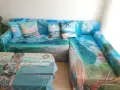 Разтегателен ъглов диван , снимка 1