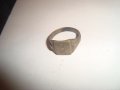РЕТРО СТАРИНЕН БРОНЗОВ ПРЪСТЕН 20-те 30-те ГОДИНИ с БУКВА 6164, снимка 5