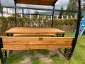 Беседка от метал и дърво,gazebo,wooden, снимка 4