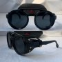 Carrera Мъжки слънчеви очила с кожа кръгли 