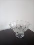 Красива кристална фруктиера/купа/ Бохемия, снимка 4