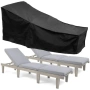 4834 Защитно покривало за градински шезлонг (210 см) – Водоустойчиво и UV защитено, снимка 1