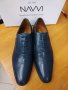 НАМАЛЕНИЕ-Мъжки обувки естествена кожа м. 116 т. сини , снимка 2