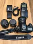 Фотоапарат Canon EOS 6D + 3 обектива + Godox V860II C + чанта, снимка 2