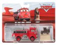 Комплект пожарна Cars - Red & Stanley / Disney / Pixar / Пожарна Cars, снимка 1 - Коли, камиони, мотори, писти - 40007770