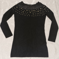 Дамска блуза от фино плетиво , снимка 1 - Блузи с дълъг ръкав и пуловери - 44642023