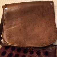Винтидж чанта естествена кожа ,ръчна изработка , снимка 8 - Чанти - 40027549