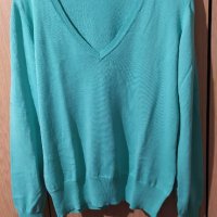 Фина дамска зелена блуза, снимка 1 - Блузи с дълъг ръкав и пуловери - 39232148