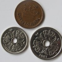  Дания, лот от 1, 2 крони и 50 оре 1999-2002, снимка 4 - Нумизматика и бонистика - 28973234