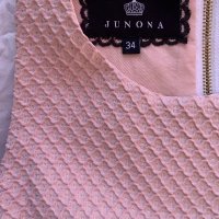 Розова рокля Junona, снимка 3 - Рокли - 38345587