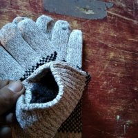 Плетени зимни ръкавици, снимка 3 - Ръкавици - 30515008