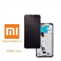 Нов 100% Оригинал LCD Дисплей за Xiaomi Redmi 8 + тъч скрийн + рамка Service pack, снимка 1 - Резервни части за телефони - 31587341