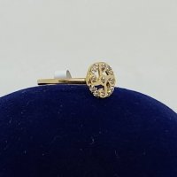 Нов Детски Златен пръстен-0,67гр/14кр, снимка 3 - Пръстени - 38447392