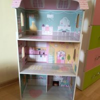 Дървена къща за кукли, снимка 9 - Играчки за стая - 44206978