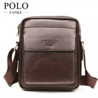 мъжка чанта Polo Fanke кожена функционална цвят кафява/бордо , снимка 9 - Чанти - 27416002