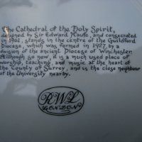 Порцеланова чиния Гилфорт, снимка 4 - Антикварни и старинни предмети - 31868689