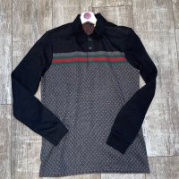 Нов уникален 100% памук памучен  оригинален тънък пуловер GUCCI Cucci Гучи, снимка 5 - Пуловери - 42866799