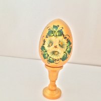 Великденско яйце, дървено №1 - златисто, снимка 11 - Декорация за дома - 38194686