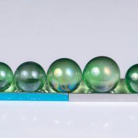 Сфера от зелен аура кварц - цена за 1 брой, снимка 1 - Други ценни предмети - 42705421