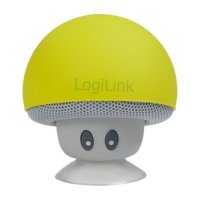 Speakers Wireless Bluetooth Тонколона Блутут безжична Logilink SP0054YW Жълта С вакуум, снимка 1 - Слушалки и портативни колонки - 31956778