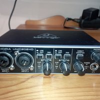 аудио интерфейс "BEHRINGER UMC 202 HD", снимка 3 - Ресийвъри, усилватели, смесителни пултове - 42897454