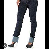 Diesel дамски дънки, 26 размер Livy Women Blue Straight Regular Stretch Jeans , снимка 3 - Дънки - 38591611
