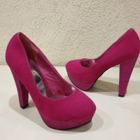 Бални обувки цвят фуксия номер 36, снимка 4 - Дамски обувки на ток - 36695745
