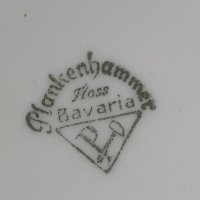 Прекрасен стар порцеланов чайник Blankeuhammer Bavaria, снимка 6 - Антикварни и старинни предмети - 34348817