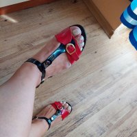 Дамски сандали естествена кожа , снимка 3 - Сандали - 37064300