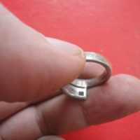Сребърен пръстен с камъни 6, снимка 5 - Пръстени - 44617864