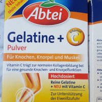 Желатин на прах Abtei Gelatin Powder + Vitamin C (40 порции), 400гр  