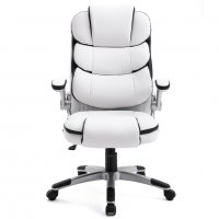 Ергономичен офис стол с мека седалка и облегалка YMS-2332-WHITE, снимка 5 - Столове - 35474639