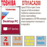 HDD 3.5` 2 TB хард дискове за камери,Workstation,Gaming PCs,External Storage и други, снимка 13 - Твърди дискове - 44198055