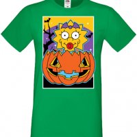 Мъжка тениска The Simpsons Maggie Simpson 03,Halloween,Хелоуин,Празник,Забавление,Изненада,Обичаи,, снимка 7 - Тениски - 38137468