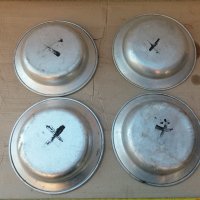 военнен комплект от 4 поливи метални чинии , снимка 8 - Антикварни и старинни предмети - 30685162