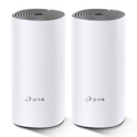 Удължител на интернет обхват TP-Link Deco E4 AC1200 2-pack Mesh Wi-Fi система за целия дом или офис, снимка 1 - Рутери - 38366045