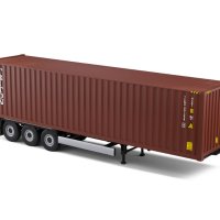 Полу-ремарке Container TRITON - мащаб 1:24 на Solido моделът е нов в кутия, снимка 1 - Колекции - 42920769