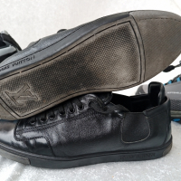 КАТО НОВИ LOUIS VUITTON® ORIGINAL LV TRAINER BLACK LEATHER SNEAKER 40 - 41, снимка 18 - Ежедневни обувки - 44465629