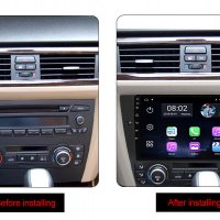 Мултимедия, Двоен дин, за BMW E90, E91, E92, E93, Андроид, Навигация, BMW 3, Android, плеър, дисплей, снимка 4 - Аксесоари и консумативи - 34015434
