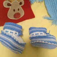 Бебешки терлици ръчно плетиво, снимка 8 - Други - 35351181
