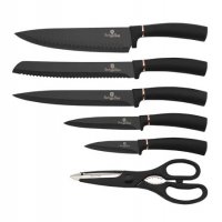 Сет висококачествени ножове със стойка, снимка 2 - Прибори за хранене, готвене и сервиране - 30125591
