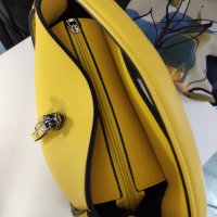 Лятна дамска чанта, голям размер, в жълт цвят. 26лв., снимка 6 - Чанти - 37348444