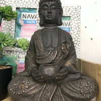 Керамична фигура на Буда, снимка 4 - Статуетки - 40578158