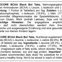 Best Body BBN Hardcore BCAA Black Bol XXL Tabs Aminoacidi - 1 Prodotto, снимка 2 - Хранителни добавки - 37450178