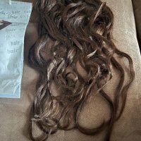 Продавам употребявани екстеншъни от 100% истинска  индийска коса на треса , снимка 4 - Аксесоари за коса - 44404980
