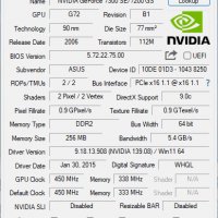 Видео карта NVidia GeForce Asus EN7200 GS 256MB GDDR2 64bit PCI-E, снимка 9 - Видеокарти - 38898286