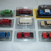 Метални мащабни модели на соц. автомобили, Deagostini, Деагостини, в мащаб 1/43, снимка 1 - Колекции - 31216617